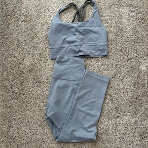 Lululemon Wunder Under Chambray Set